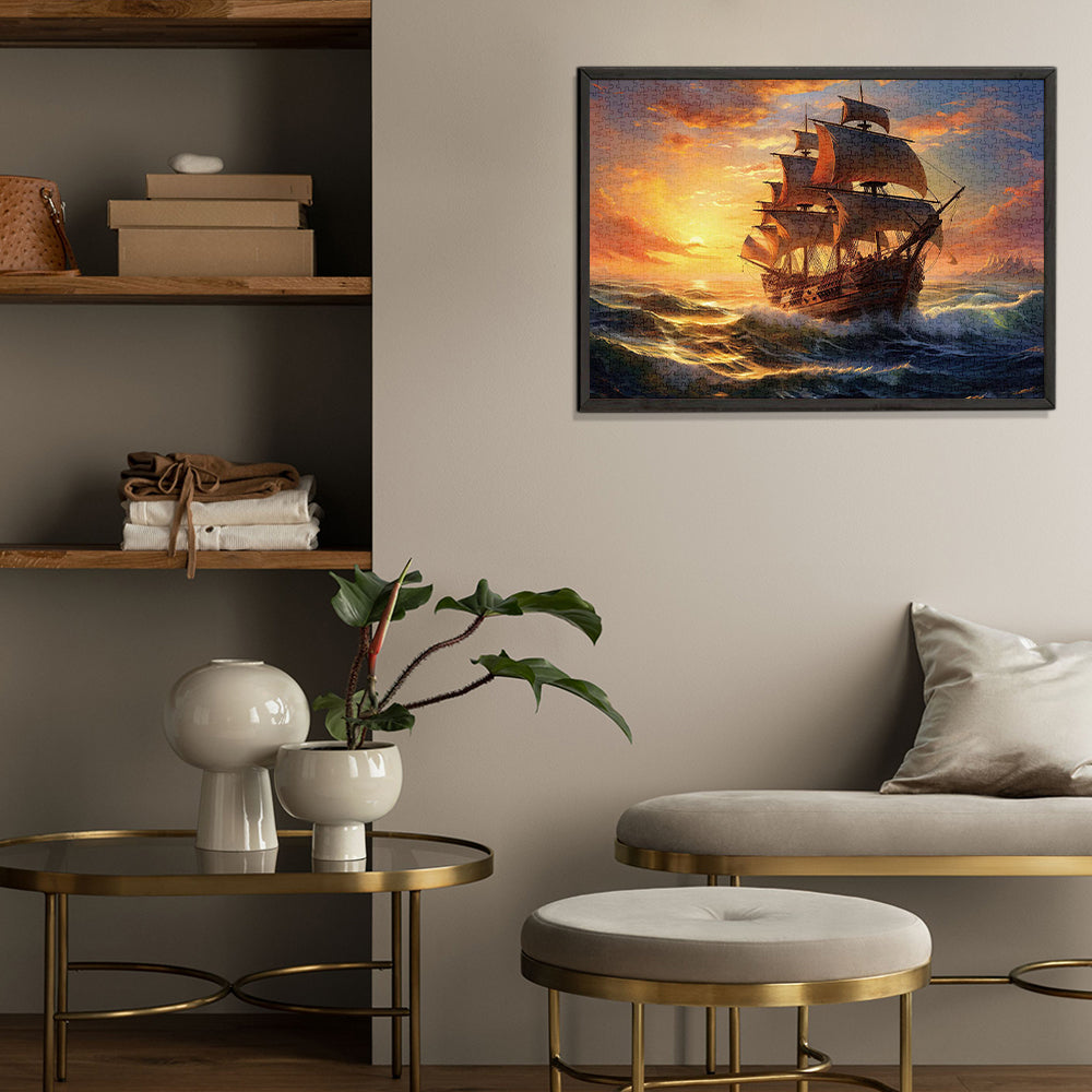 1000 Piece Jigsaw Puzzles - Great Sailing